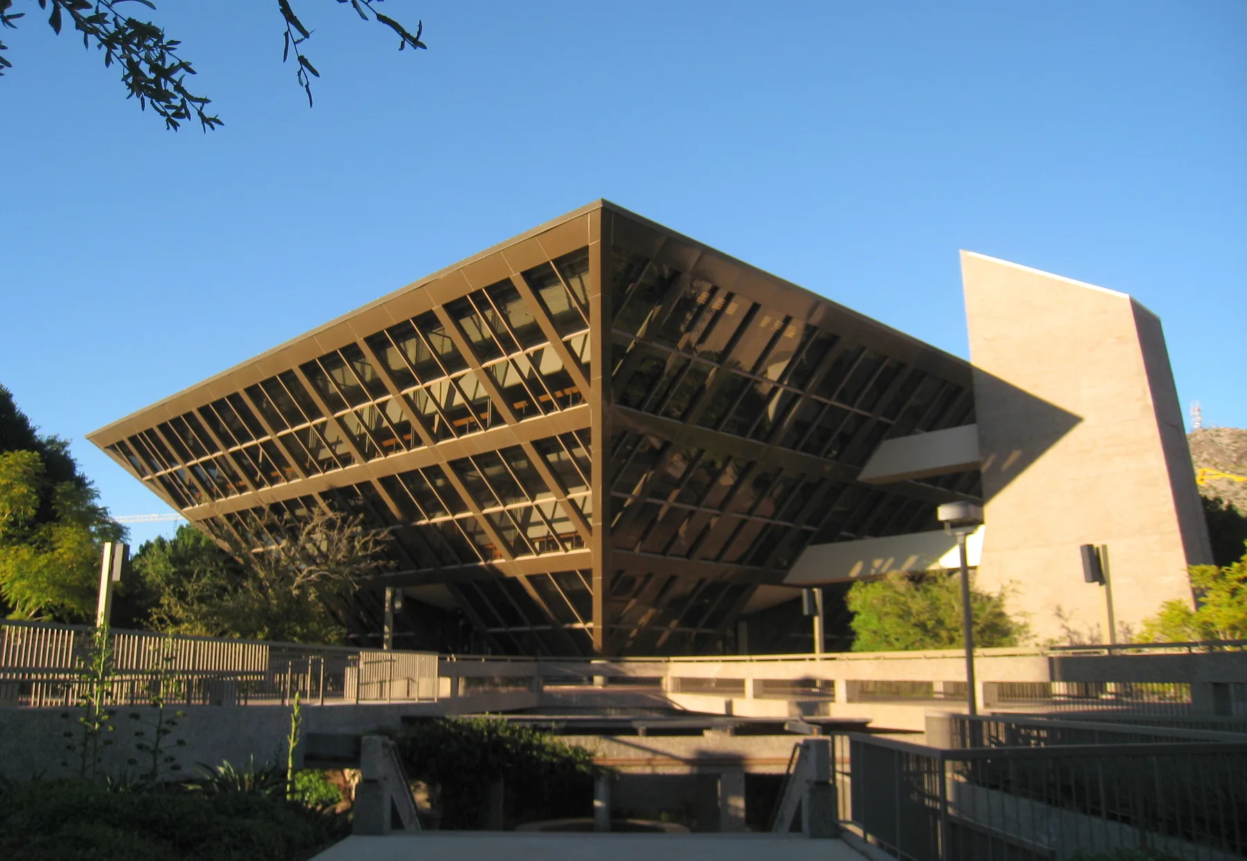 Tempe City Hall inverted-pyramid building